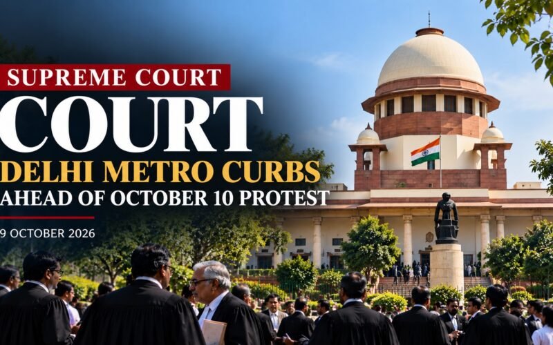 Supreme Court Directs Centre to Reconsider Delhi Metro Curbs Ahead of October 10 Protest
